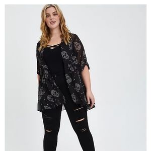 CHIFFON SHIRT KIMONO